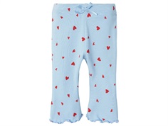 Name It chambray blue heart flare bukser